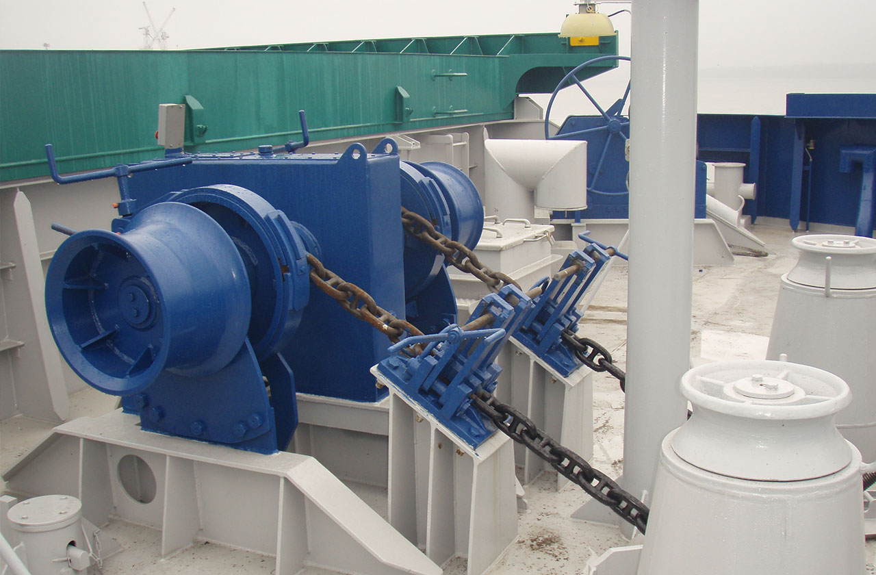 Anchor Mooring Winches DMT MARINE EQUIPMENT
