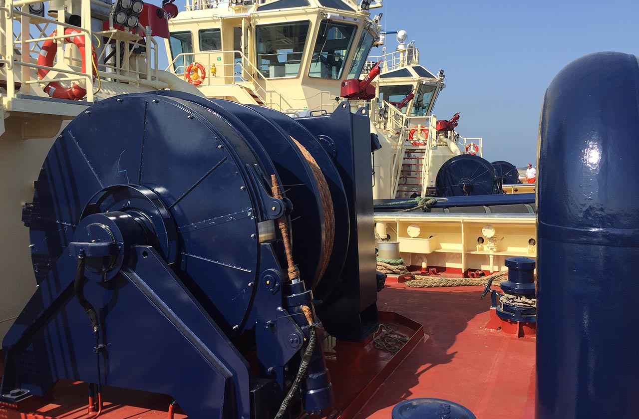 Escort Towing Winches DMT MARINE EQUIPMENT