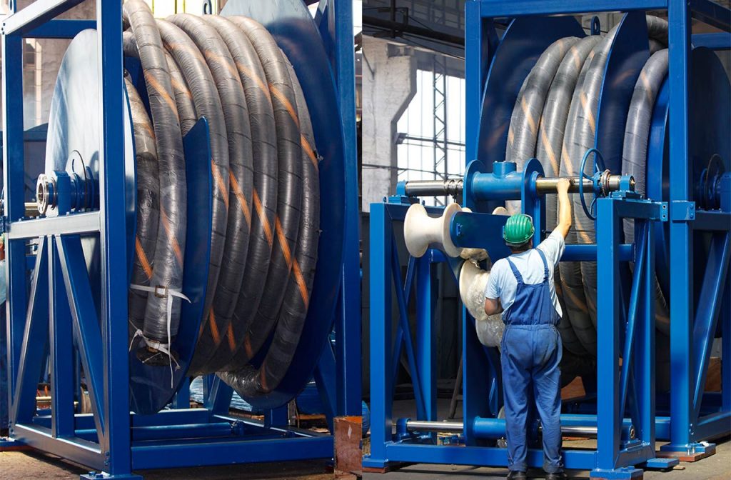 Hose Winches DMT MARINE EQUIPMENT