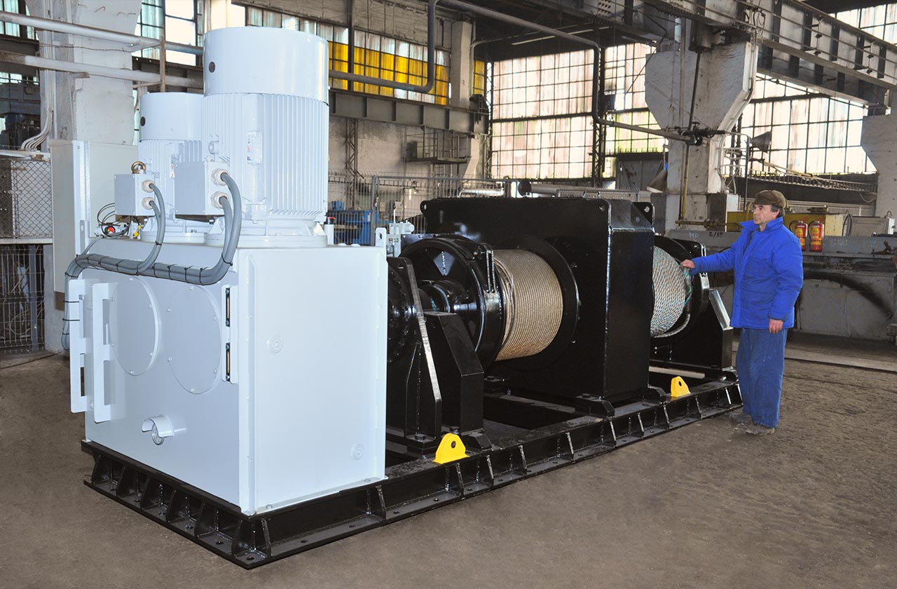 Slipway Winches DMT MARINE EQUIPMENT