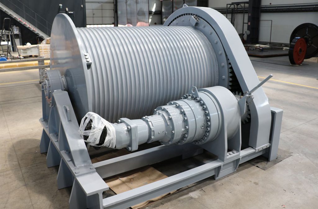 Spud Pole Winches DMT MARINE EQUIPMENT