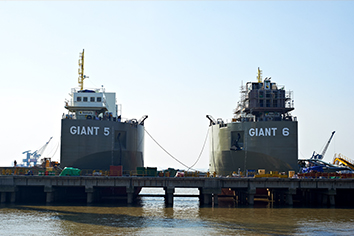 GIANT BARGES