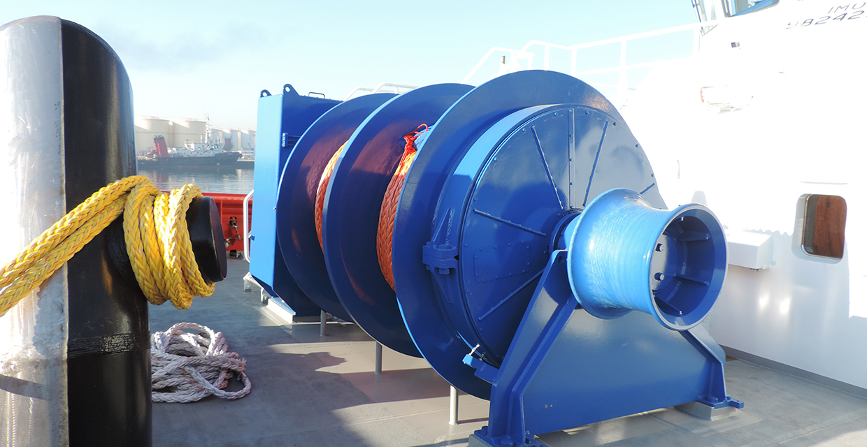 towing winch rotor tug