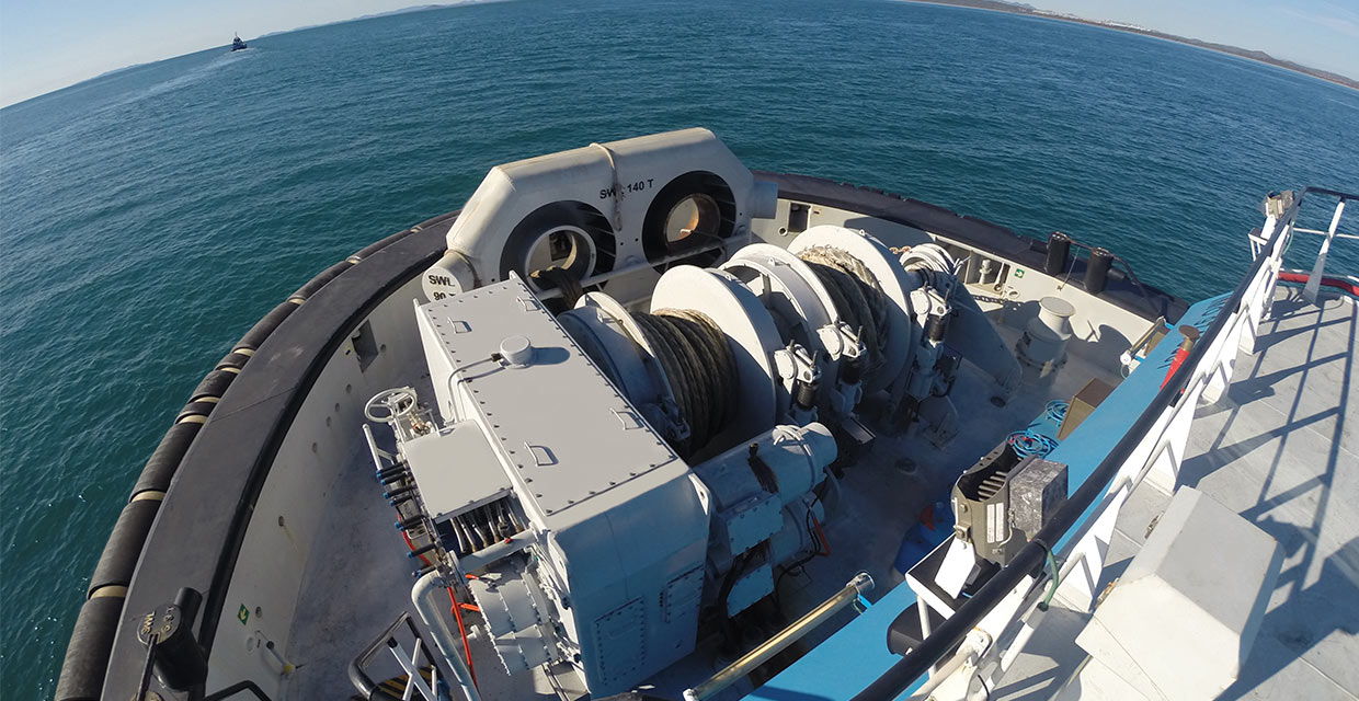 Escort Towing Winches DMT MARINE EQUIPMENT